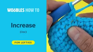 Left-handed crochet How to increase stitches inc in crochet