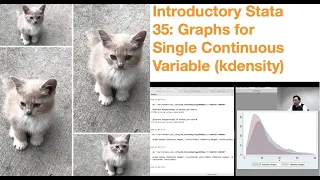 Introductory Stata 35 Graphs For Single Continuous Variable Density Plots