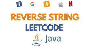 Reverse String Leetcode in Java O 1 space solution