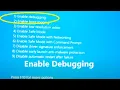 Enable Debugging Windows 11 10