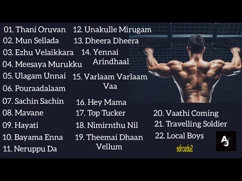 Download MP3 Workout Playlist Tamil | Tamil Motivational Songs for Workout | Workout Songs Audio Jukebox | Vol-02