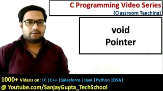 void pointer in C language C programming tutorials series