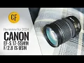 Re-review for 2024 Canon EF-S 17-55mm 8 IS USM on an EOS R7