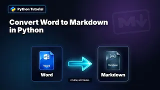 Convert Word DOCX to Markdown in Python Using Spire Doc for Python