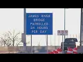 Northbound lanes of James River Bridge to be closed all weekend