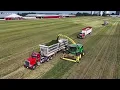 CANADIAN FARMER - BIG FEED REQUIREMENTS for a BIG farm Corner View farms harvest with BIG equipment