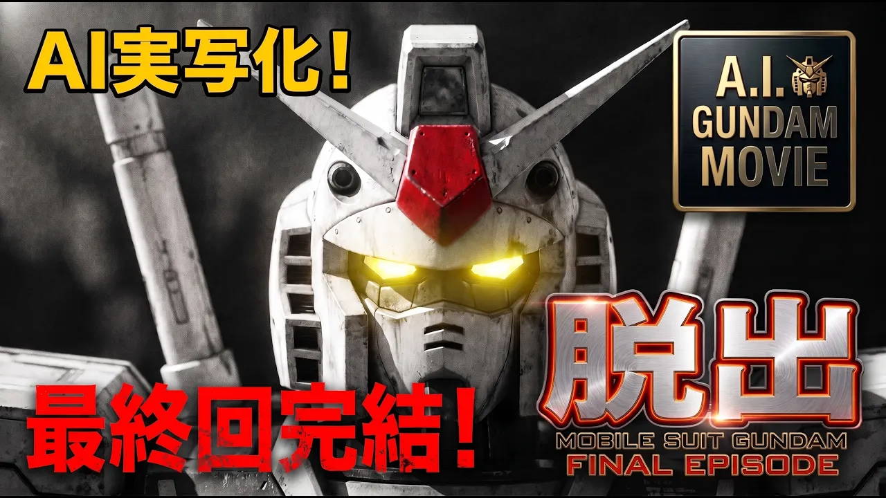 AI Live-Action Mobile Suit Gundam: Final Episode "Escape"