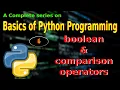 - Python Boolean and Comparison Operators