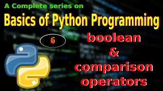 - Python Boolean and Comparison Operators