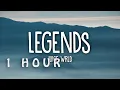 [1 HOUR 🕐 ] Juice WRLD - Legends (Lyrics) Tribute 💔
