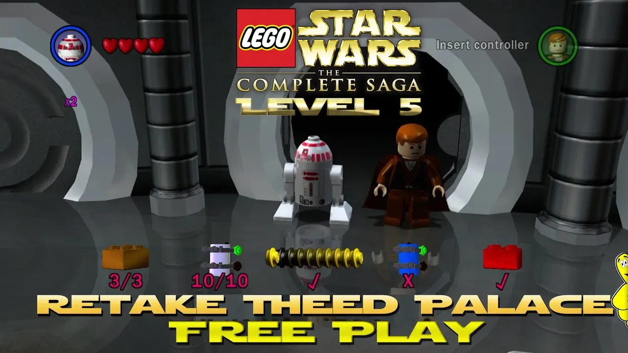 Lego Star Wars The Complete Saga Walkthrough Episode 1 Chapter 1 Negotiations. 