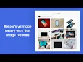 Responsive Image Gallery with Filter Image Features HTML CSS JavaScript