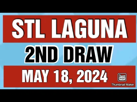 Download MP3 STL LAGUNA RESULT TODAY 2ND DRAW MAY 18, 2024  4PM