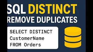 SQL DISTINCT Clause Remove Duplicate Rows Easily Beginner SQL Tutorial