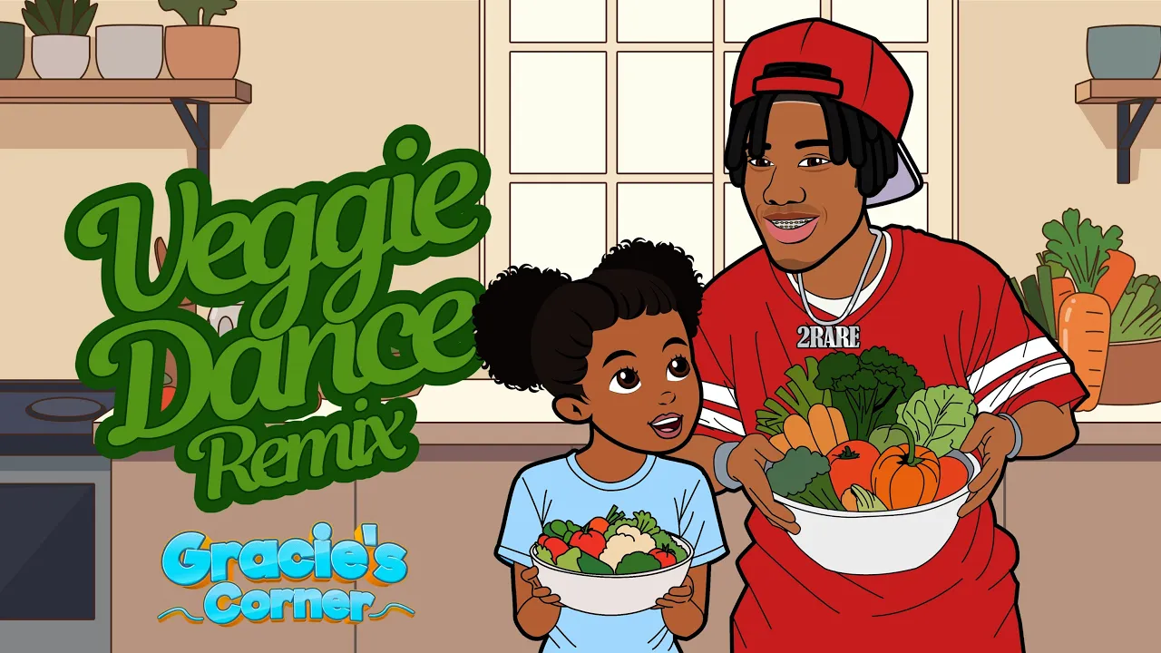 Veggie Dance Remix ft. 2Rare | Eating Healthy with Gracie’s Corner | Kids Song + Nursery Rhymes Veggie Dance Remix ft. 2Rare | Eating Healthy with Gracie’s Corner | Kids Song + Nursery Rhymes
