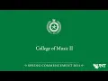 Music II UNT Commencement Spring 2024