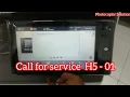 Call for service H5-01 Sharp MX-355