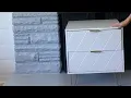 Anbuy Large Black Nightstand Set of 2 End Side Table Double Bedside Table Review