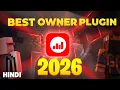 This Minecraft Owner Plugin Shows Full Player Analytics 2026