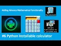 Scientific operations in python Python Simple Calculator Python Mini Projects Part 6