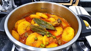 بدون ماء وبدون فرن وغير في كوكوطة حضرت اروع بطاطا كوشة روتي لحسو طباسا 