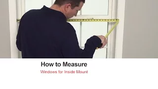 How to Measure for Blinds and Shades Inside Mount Bali Blinds