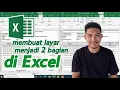 Lagu Cara cepat membuka excel 2 layar | menampilkan 2 file excel dalam satu layar monitor