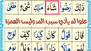 شرح الدرس التاسع القاعدة النورانية صوت المعلمة غيثاء خوجة 