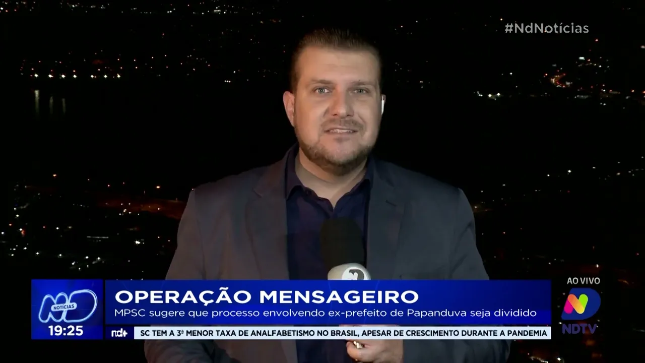 Operação Mensageiro: MPSC sugere que processo envolvendo ex-prefeito de Papanduva seja dividido
