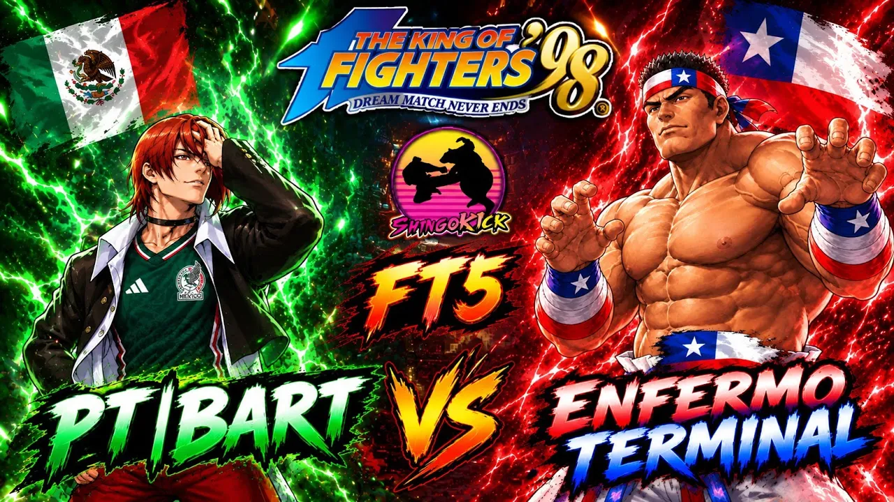 🔥Campeón Mexicano 🆚 Campeón Chileno🔥 PT-Bart 🇲🇽 🆚 Enfermo-Terminal 🇨🇱 FT5 #kof98