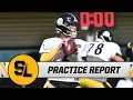 Practice Report Devlin Hodges Maurkice Pouncey Pittsburgh Steelers