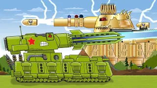 Vladimir challenged the King! Cartoons about tanks