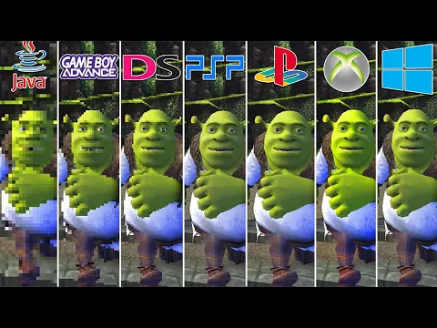 Download MP3 Shrek the Third (2007) Java vs GBA vs NDS vs PSP vs PS2 vs XBOX 360 vs PC (Which One is Better?)