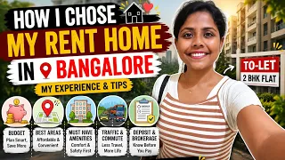 My Monthly Rent💸|How I found My 2 BHK in Bangalore⁉️ | Budget, Area & Rental Tips💸🏠|My Experience ✅|