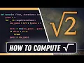How to compute the Square Root - Heron s Method