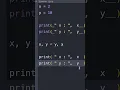 Swapping Two Variables in a Single Line of Python Code