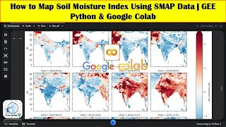 How to Map Soil Moisture Index Using SMAP Data GEE Python Google Colab