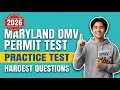 Maryland A Permit Test 2026 Practice Questions And Answers