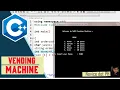 C Vending Machine Program