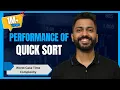 L-3 2 Performance of Quick Sort Worst Case Time Complexity with Example Algorithm