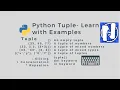 Python Tuple Complete-Guide-to-Get-Started Learn with Examples jupyter notebook