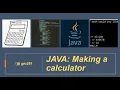 JAVA Making a simple 4-function calculator