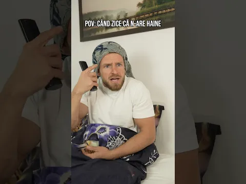 Când are dulapul plin, dar n-are haine