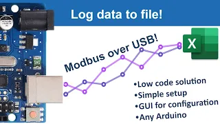 Arduino data to csv file using Modbus over usb Modbus RTU