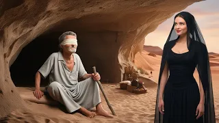 قصة الرجل الأعمى والجنية والبنات الثلاثة 