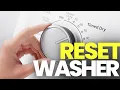 How to Force Reset Whirlpool Cabrio Washer - Step By Step