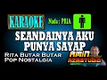 Lagu SEANDAINYA AKU PUNYA SAYAP || Rita Butar Butar || KARAOKE Nada PRIA