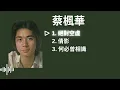 蔡楓華 Kenneth Choi Playlist - 絕對空虛 / 倩影 / 何必曾相識 [with lyrics]