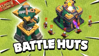 New Battle Builder Huts Explained New Defense in Clash of Clans