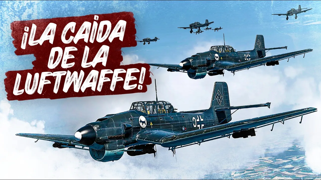 La historia de la LUFTWAFFE: Así se DERRUMBO la Fuerza Aérea NAZI que DOMINÓ Europa
